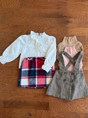 Christmas and Fall outfits for baby girl